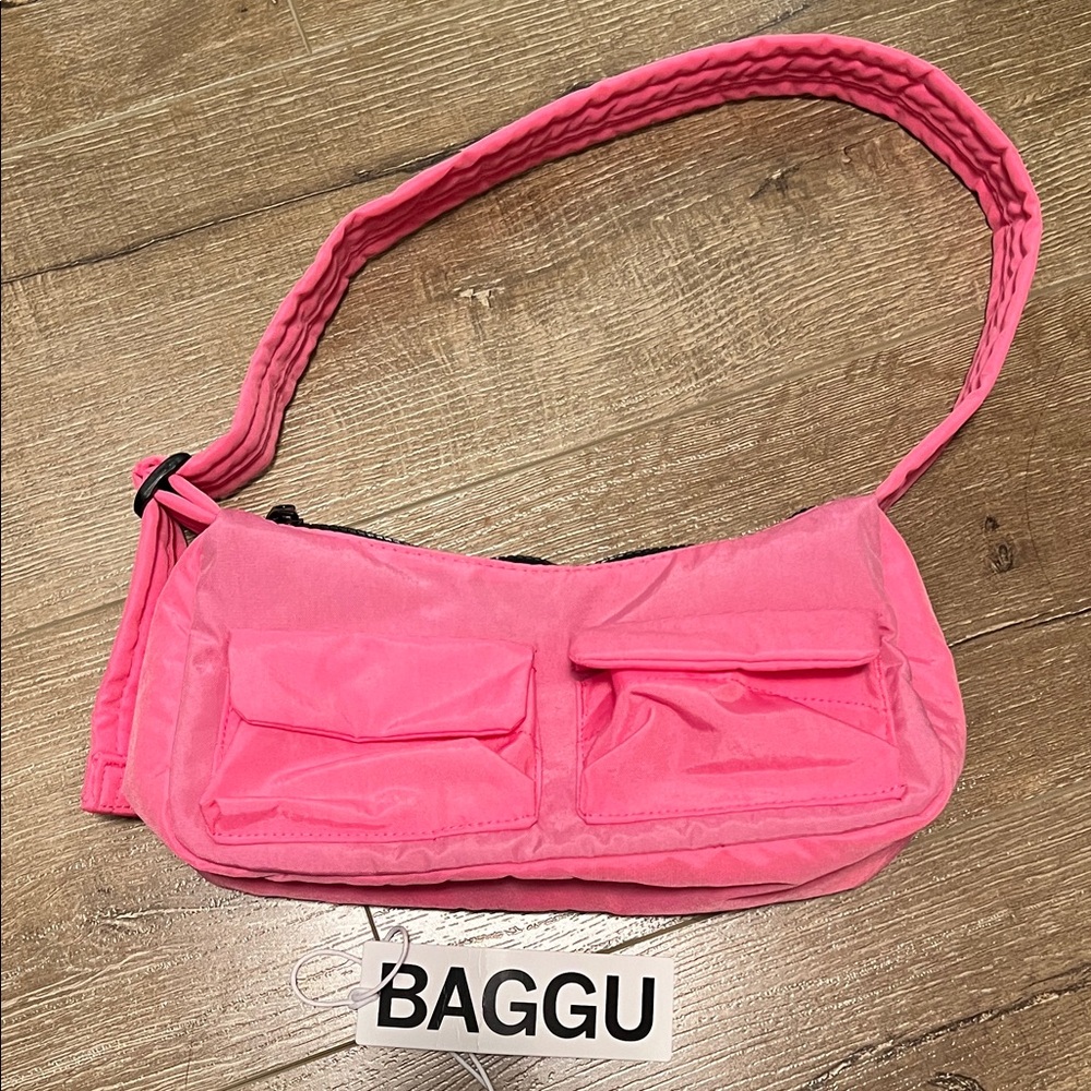 Baggu Bright Pink Shoulder Bag